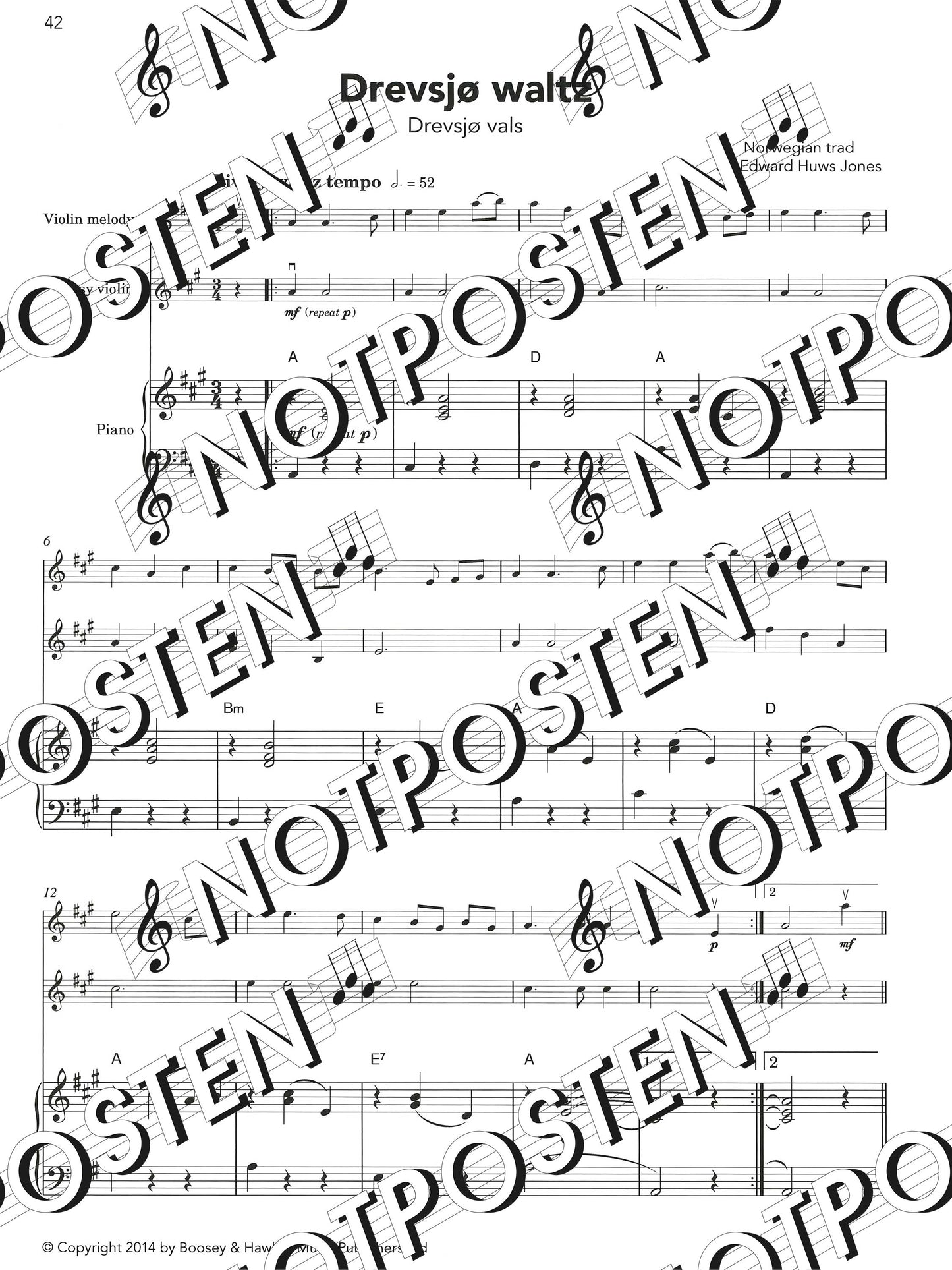 Nordic Fiddler for Violin & Piano Complete