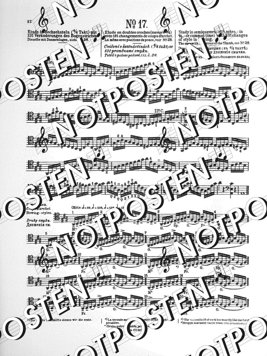 Ševcík Opus 2 Part 2: School of Bowing Technique for Cello