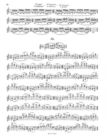 Ševcík Violin Studies: Opus 1 Part 2