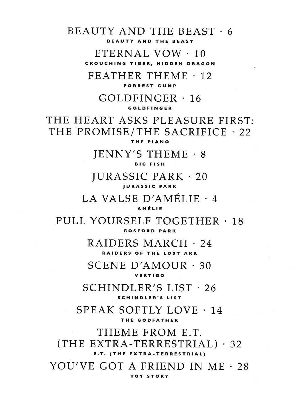 Double Act: Movie Themes (Violin Duets)