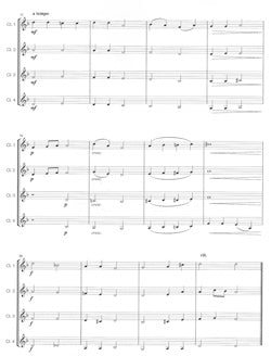 14 Easy Clarinet Quartets