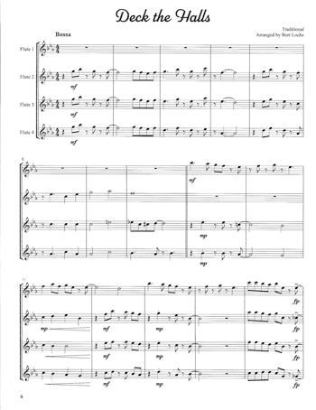 Swingin' Christmas Quartets Flutes