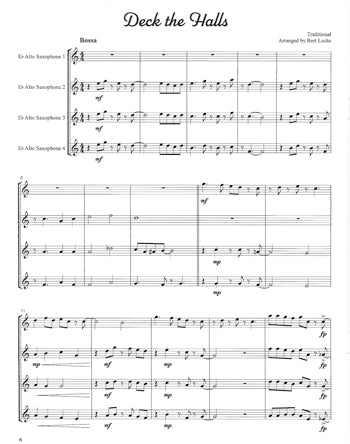 Swingin' Christmas Quartets Alto Saxophones