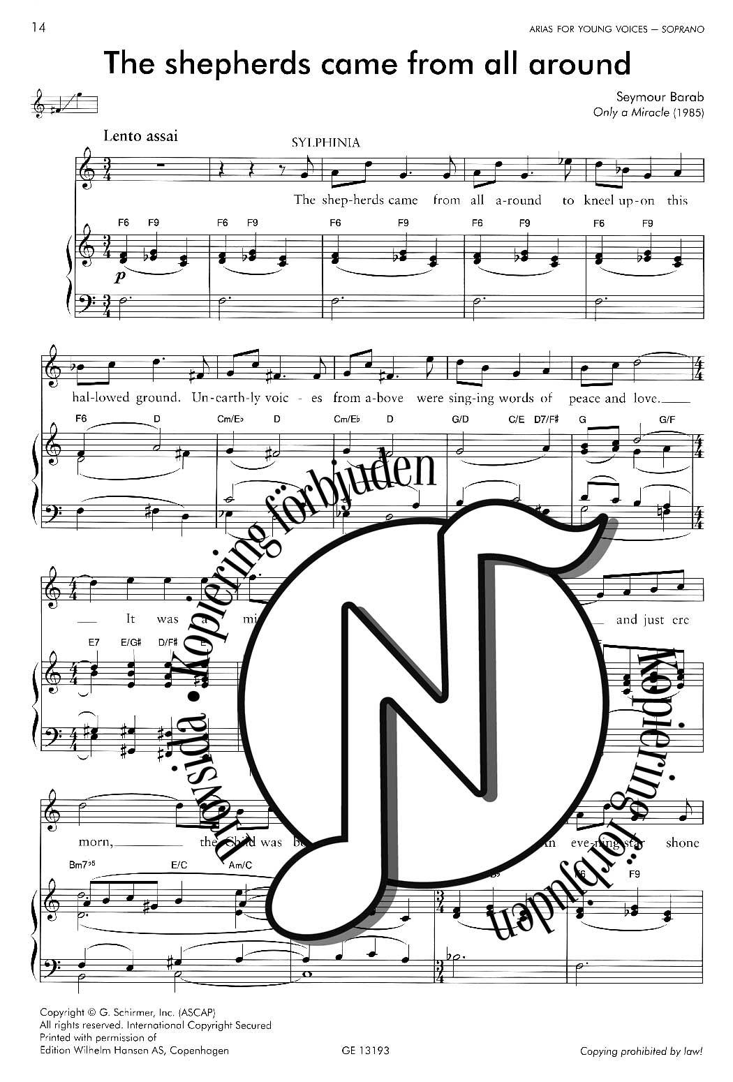 Arias for Young Voices: Soprano