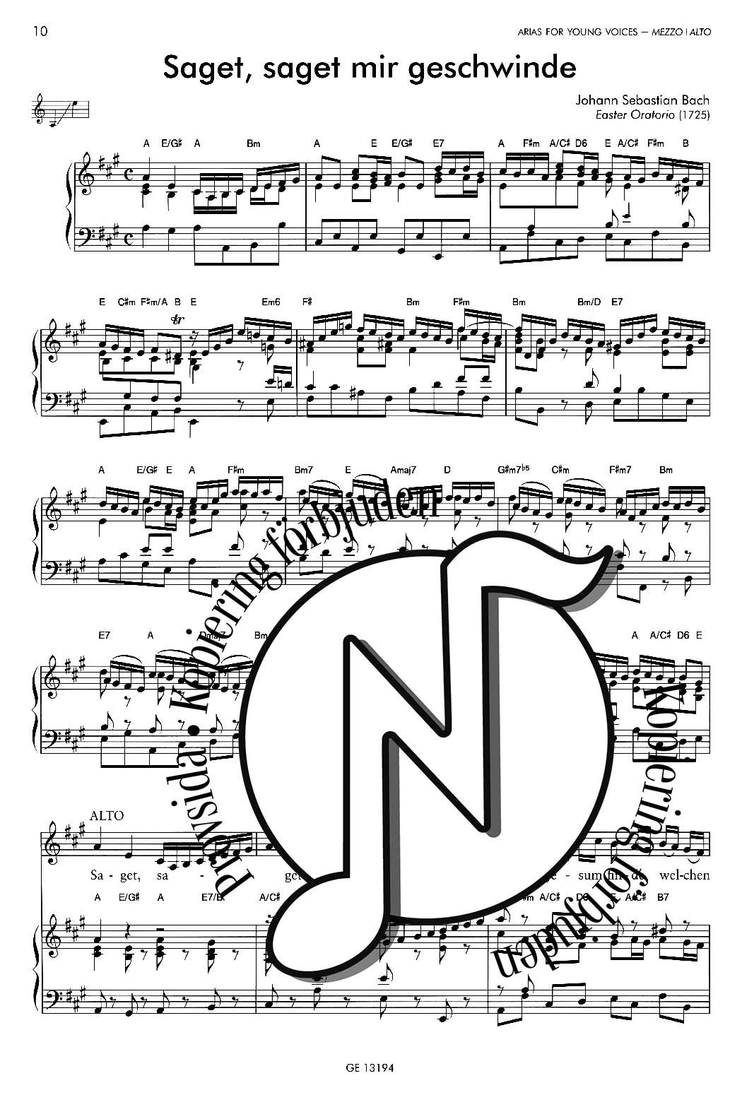 Arias for Young Voices: Mezzo | Alto