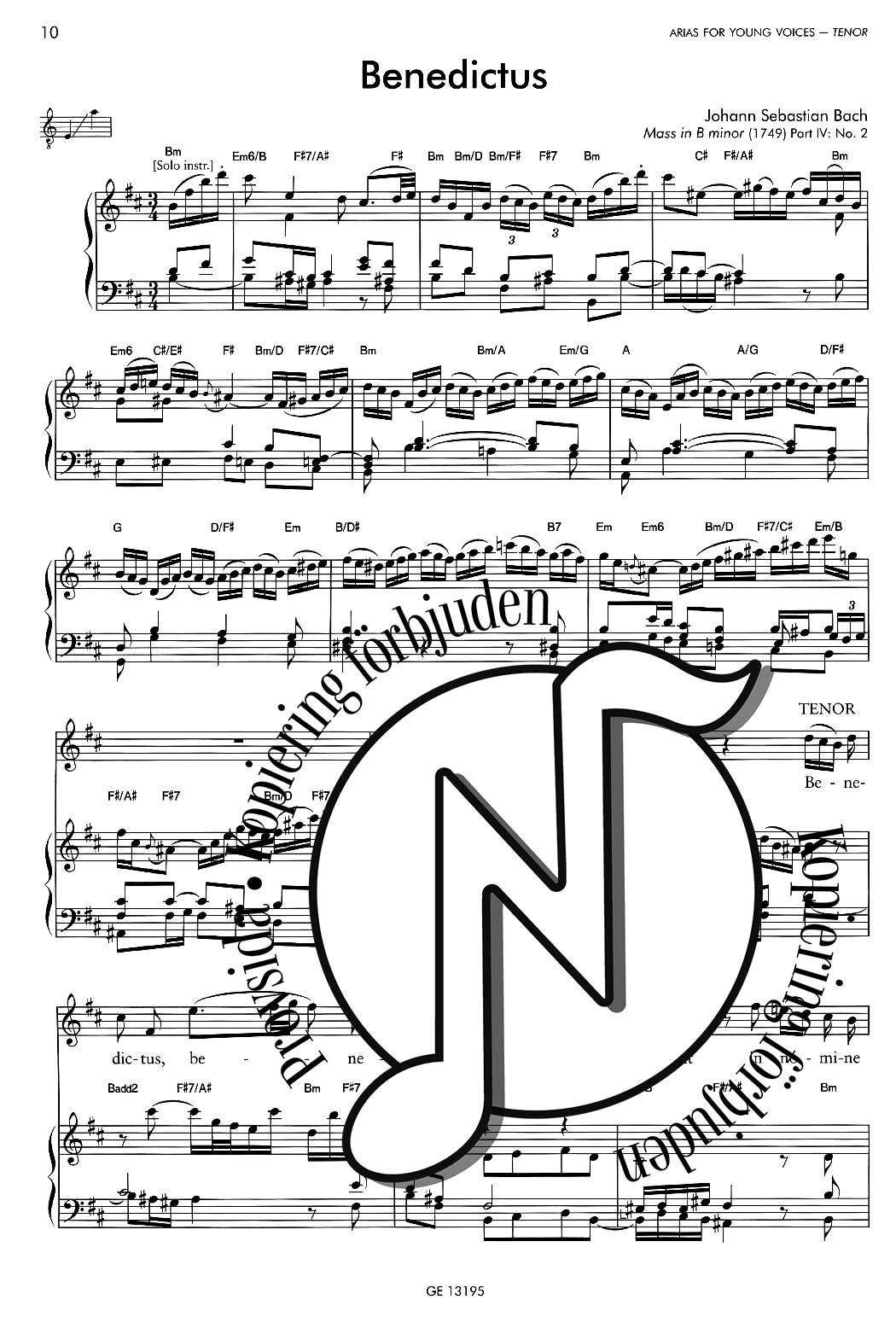 Arias For Young Voices: Tenor