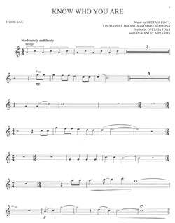 Moana for Tenor Sax
