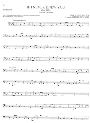 101 Disney Songs Trombone