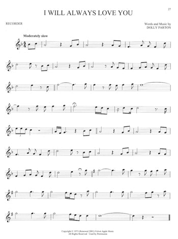 First 50 Songs You Should Play On The Recorder