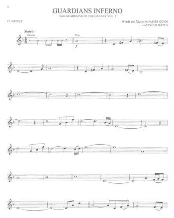 Superhero Themes for Clarinet
