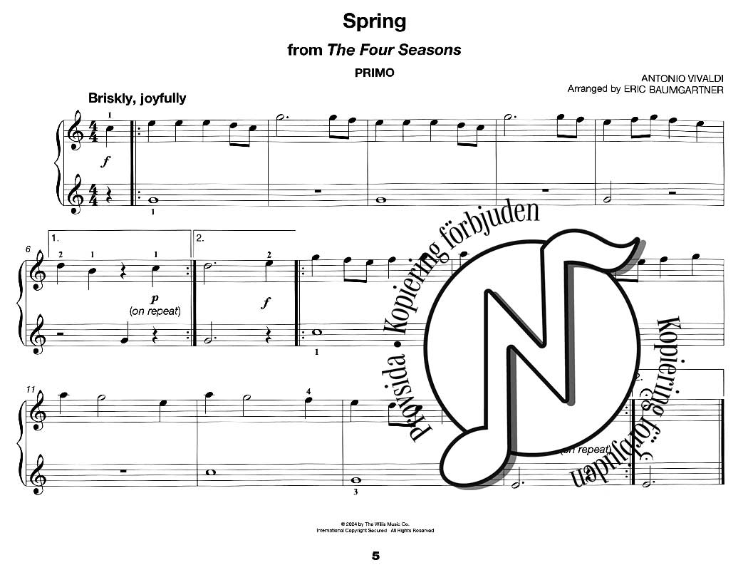 John Thompson's Easiest Piano Duets