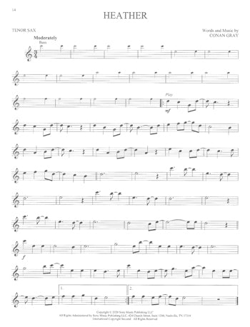 Hit Songs For Tenorsax