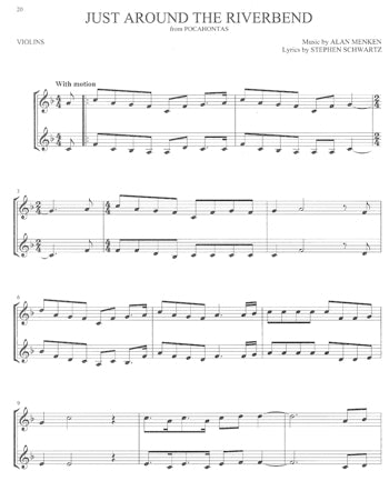 Disney Favorites For Two Violins