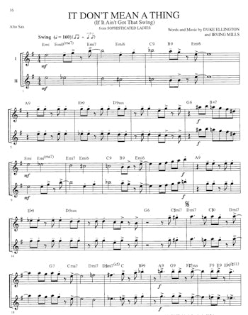 Great Jazz Duets Alto Sax