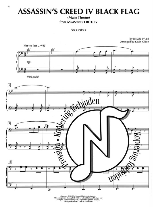 Video Game Music for Piano Duet