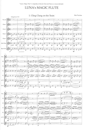 Luna's Magic Flute For Flute Choir