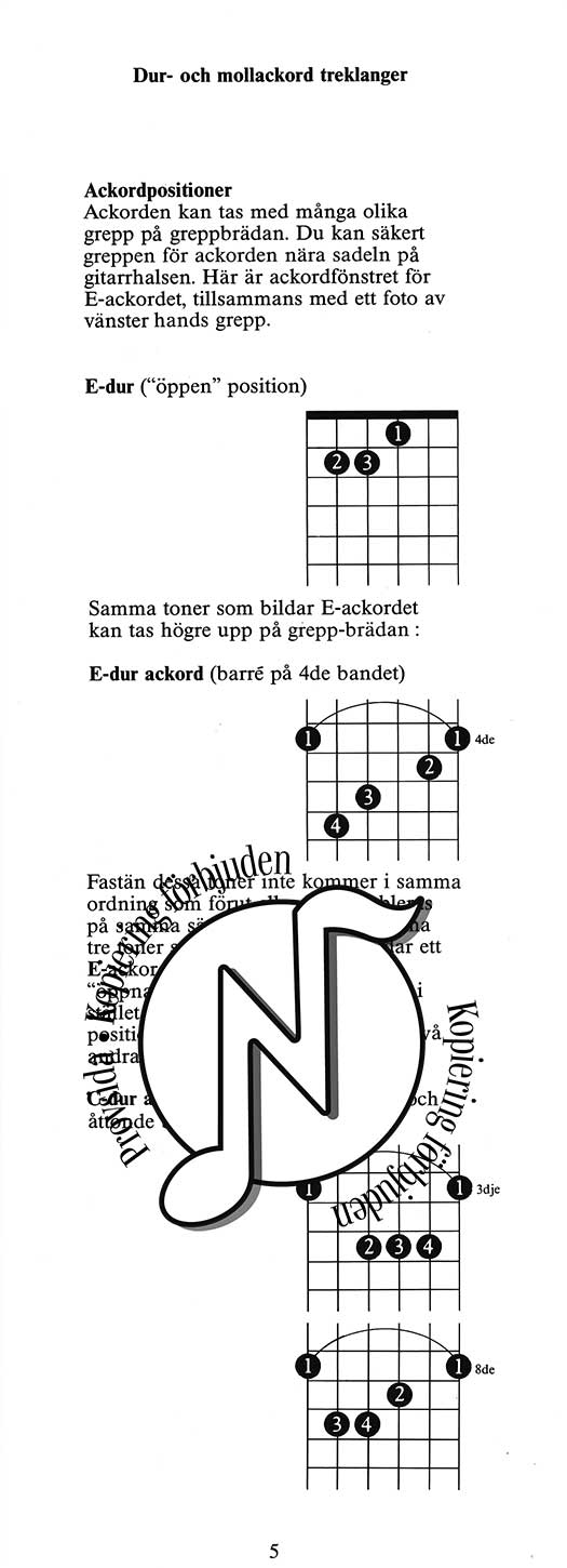 Rock'n'Roll: Ackordboken för Rockgitarr