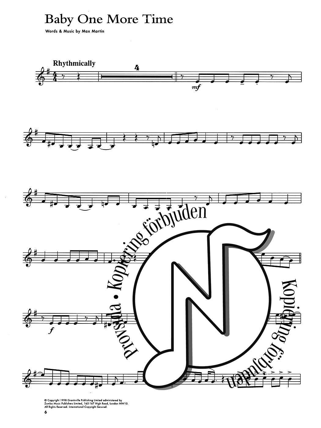 Chart Hits: Playalong for Clarinet