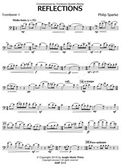 Reflections For Trombone Quartet