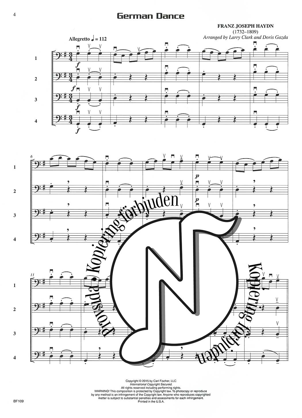 Compatible Quartets for Strings Bass