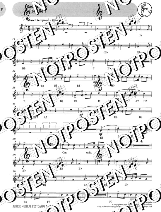 Junior Musical Postcards for Flute