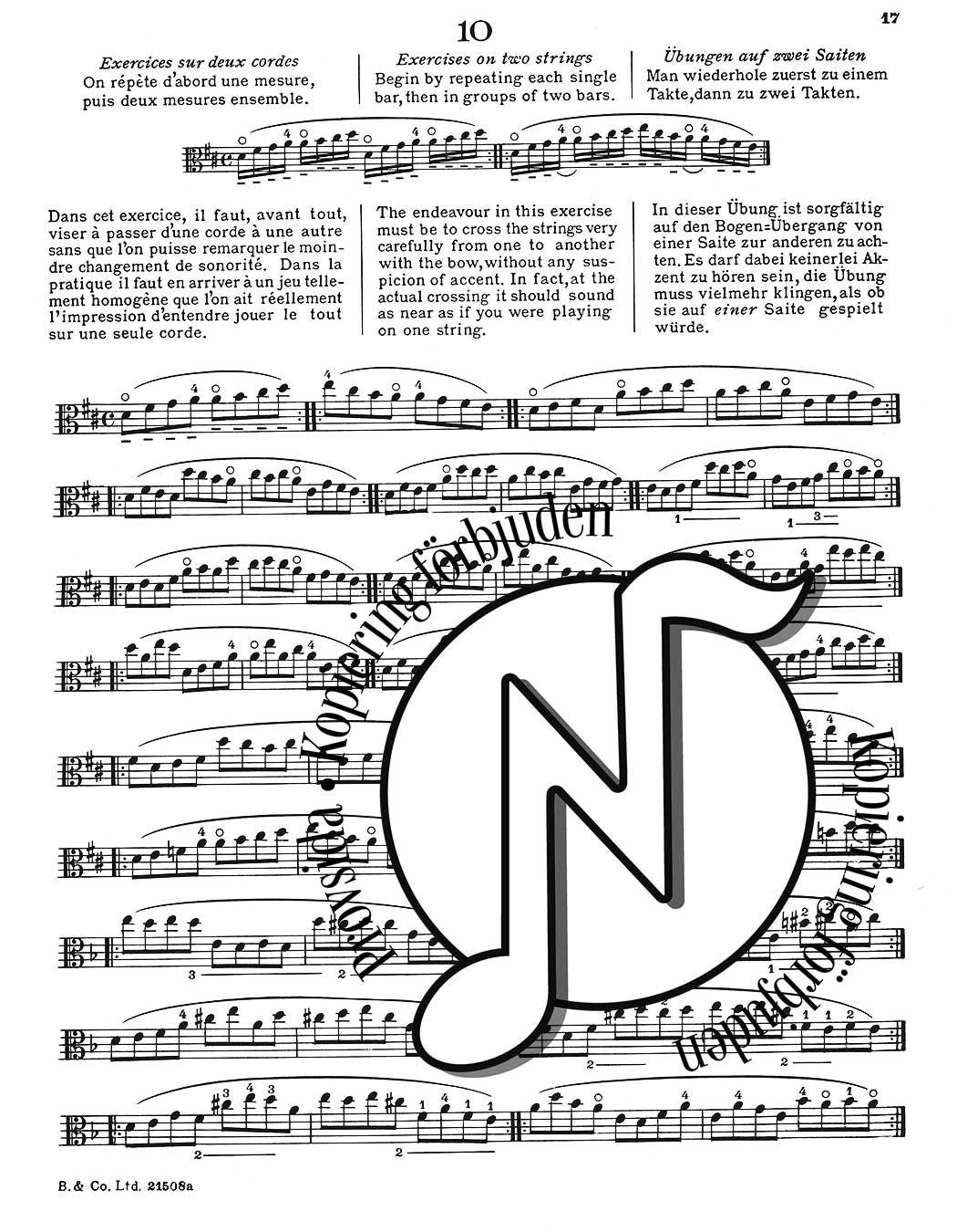 Ševcík Op. 1 Part 1: School of Technique for Viola