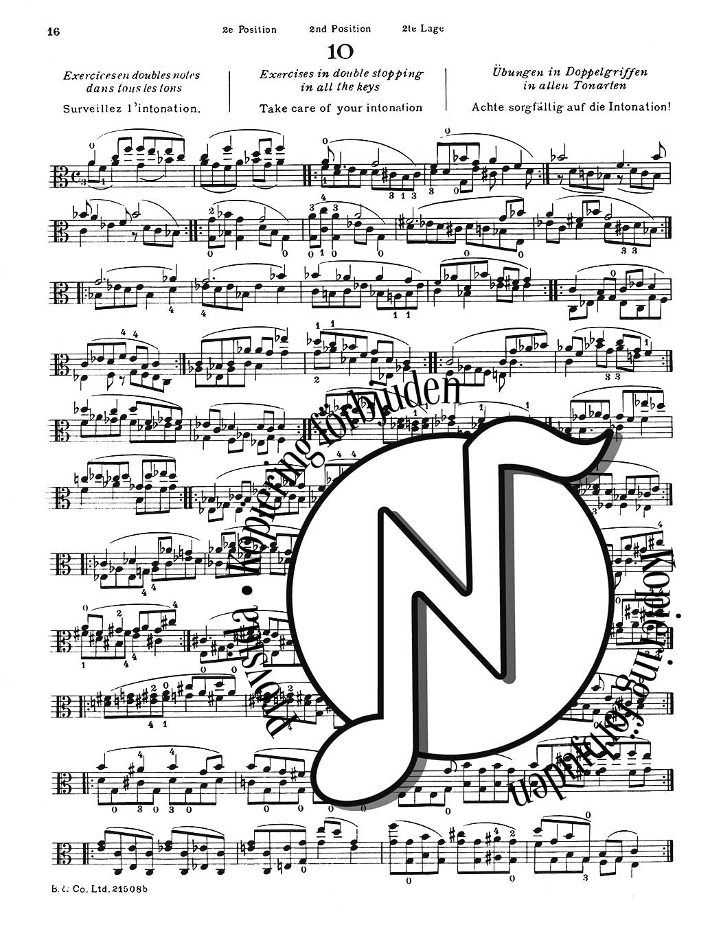 Ševcík Op. 1 Part 2: School of Technique for Viola