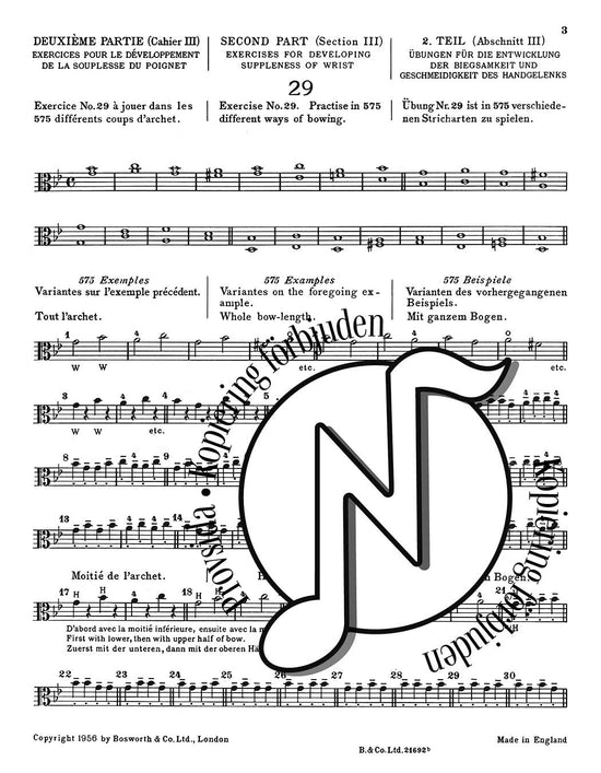 Ševcík Op. 2 Part 2: School of Bowing Technique for Viola