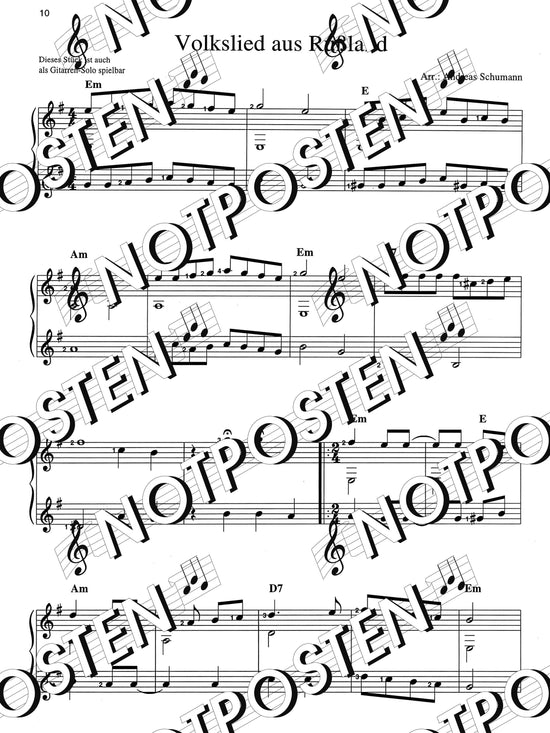 Songs aus aller Welt: Easy Two-part Pieces for Guitar