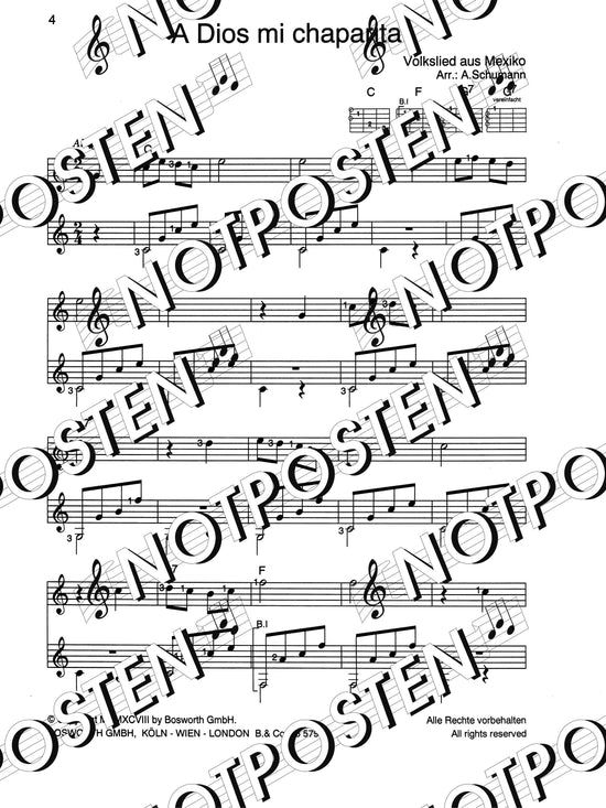 Latin American Music: Easy Folk Tunes for Guitar Solo or Duo