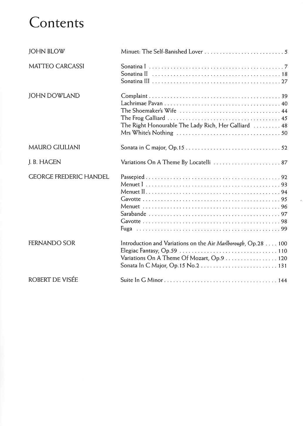 Frederick Noad's Classical Guitar Treasury (Solo Guitar)