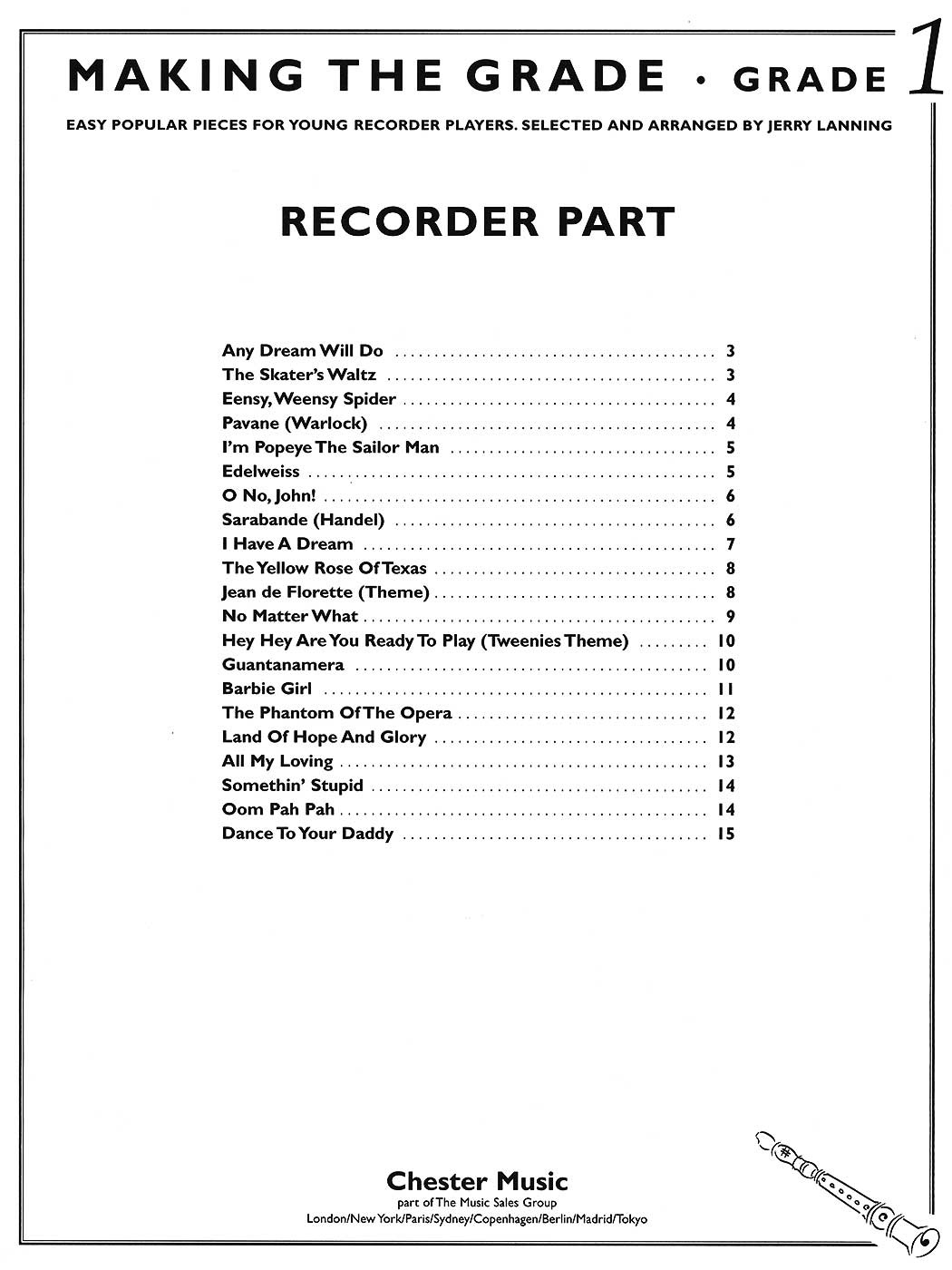 Making the Grade Recorder (Grade 1)
