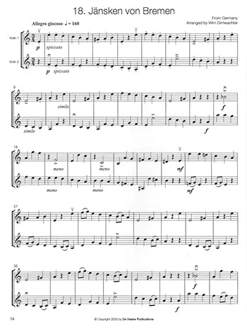 Folk Music For Violin Duo Vol 2