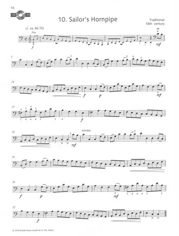 Easy Concert Pieces 2 For Double Bass And Piano
