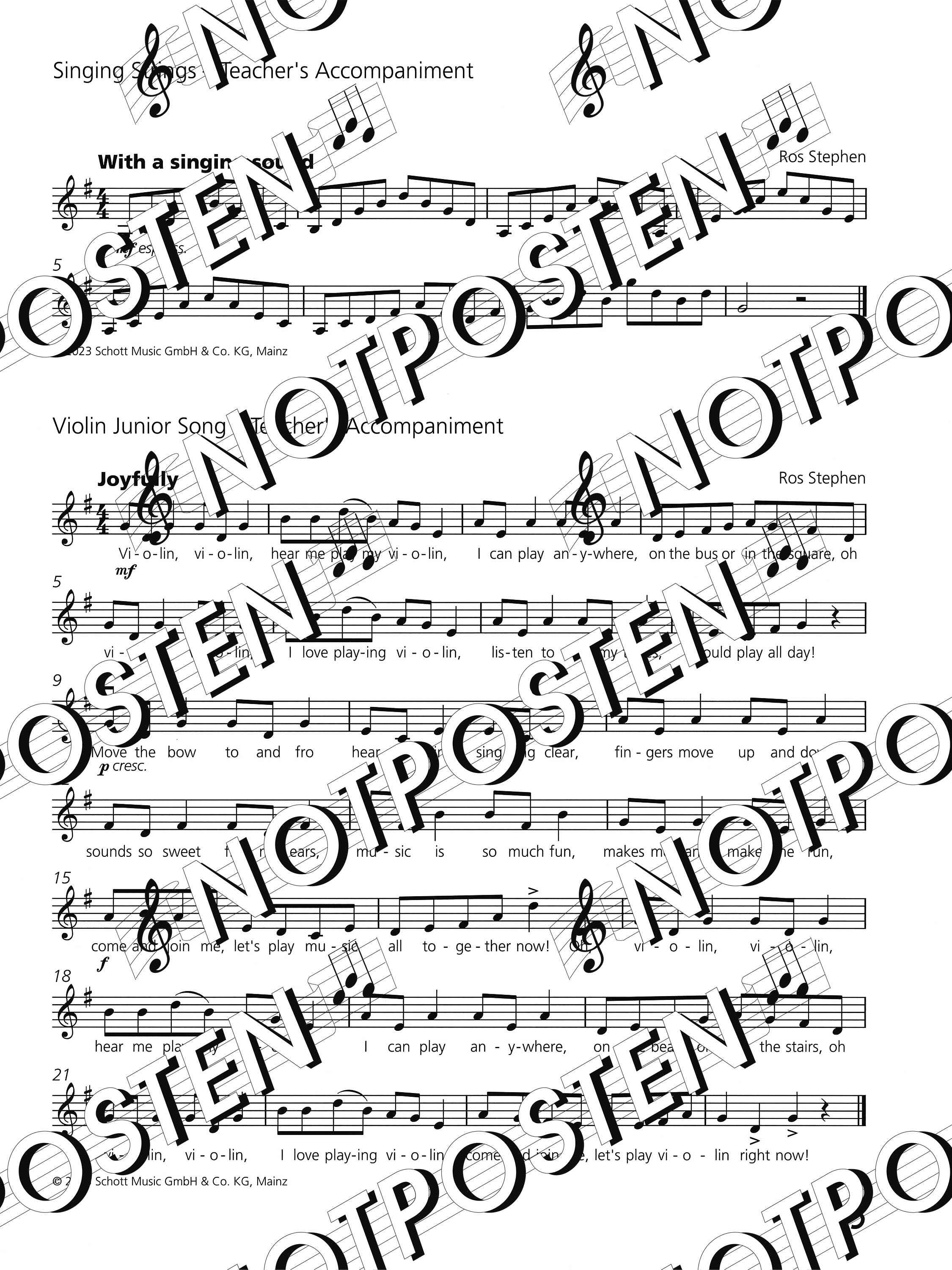 Violin Junior: Concert Book 1