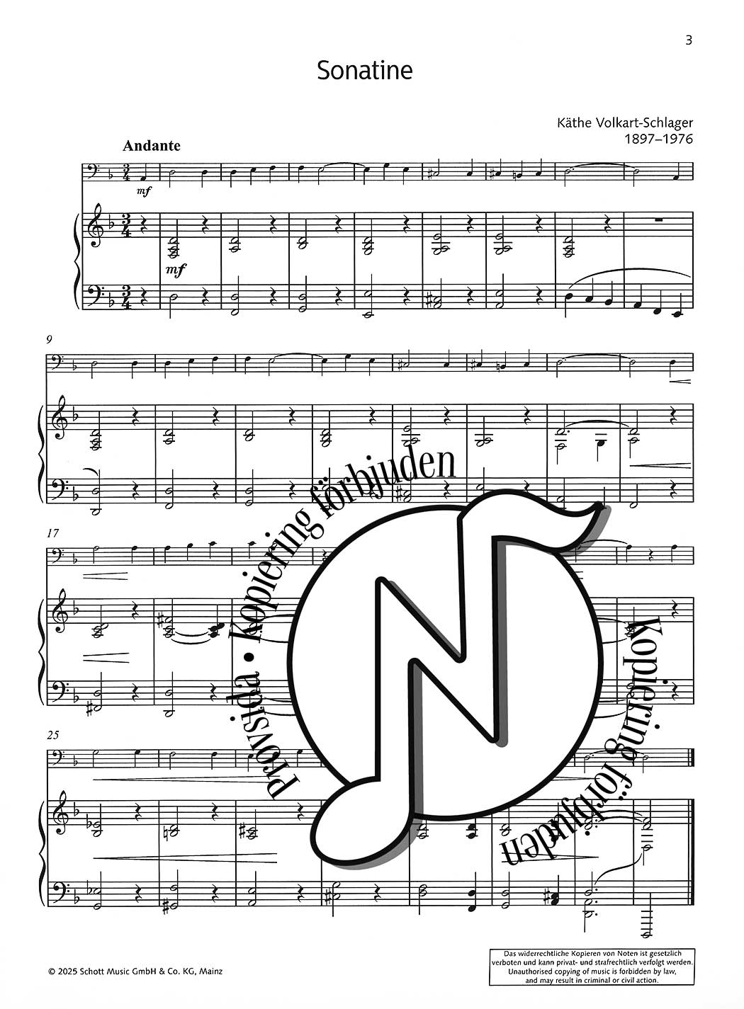 Women Composers: A Graded Anthology for Violoncello and Piano Book 1