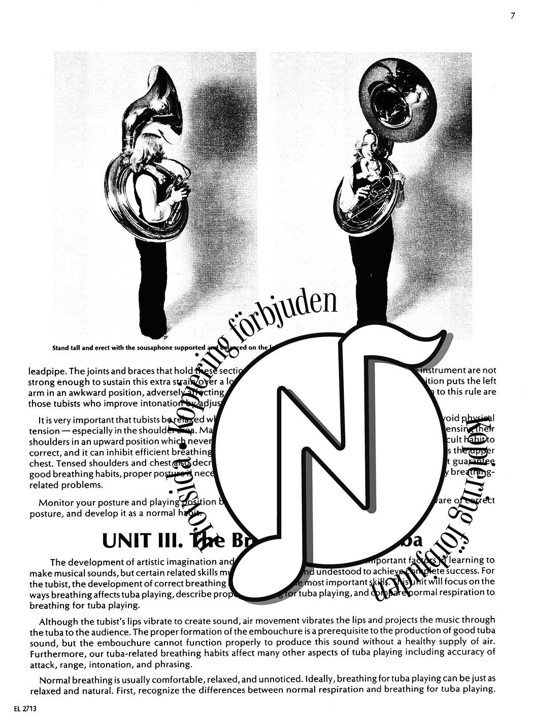 Practical Hints on Playing the Tuba (Bass)