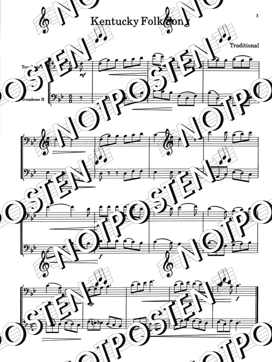 Belwin Master Duets Trombone Intermediate