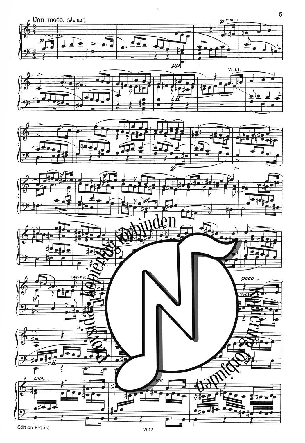 Mendelssohn: Paulus Opus 36 Klaverutdrag SATB+piano