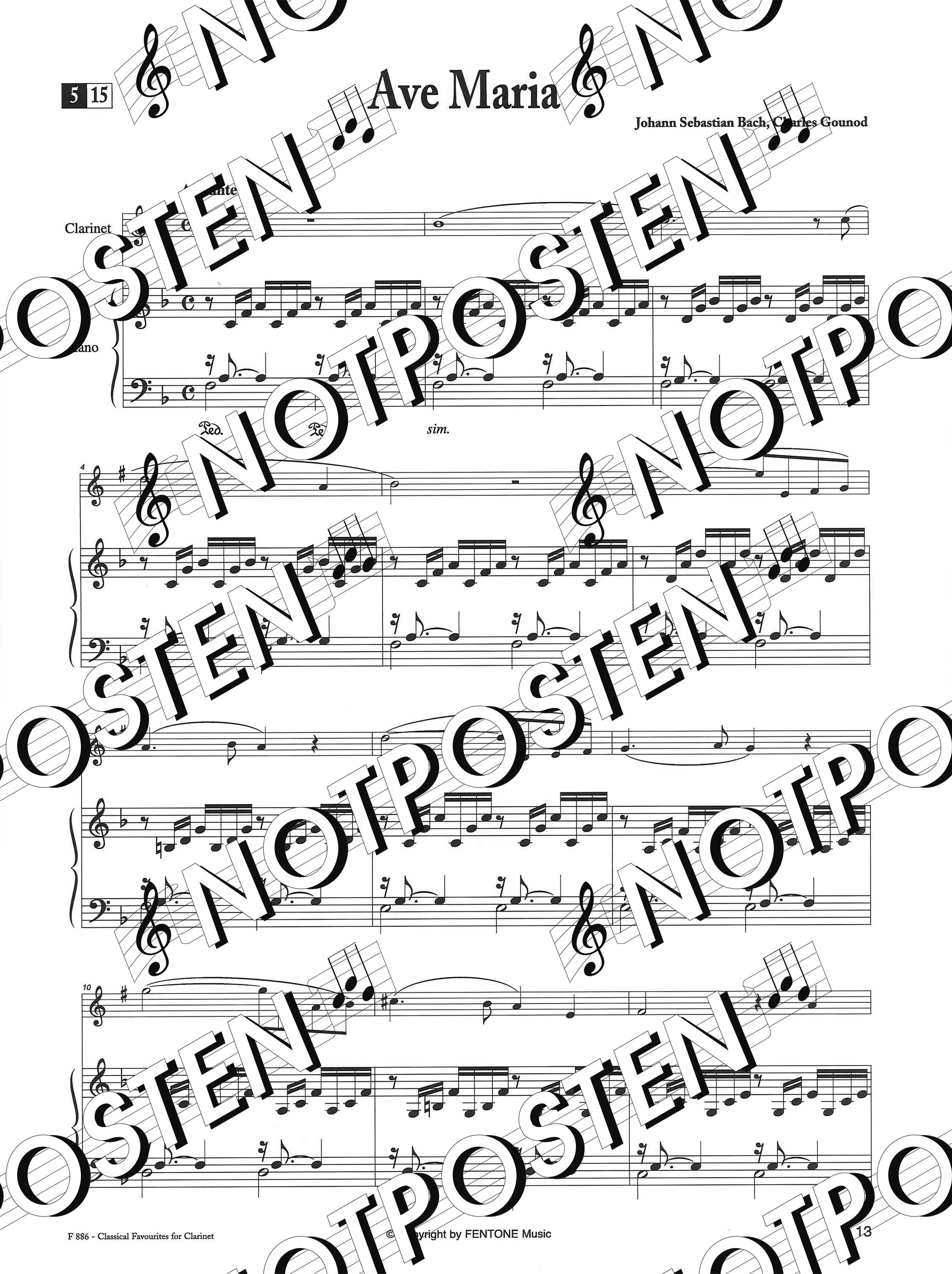 Classical Favourites For Clarinet