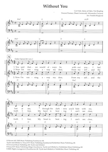 Avicii: Without You (SATB)