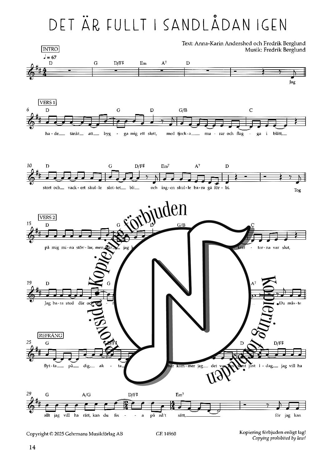 Musicalo: Sångbok