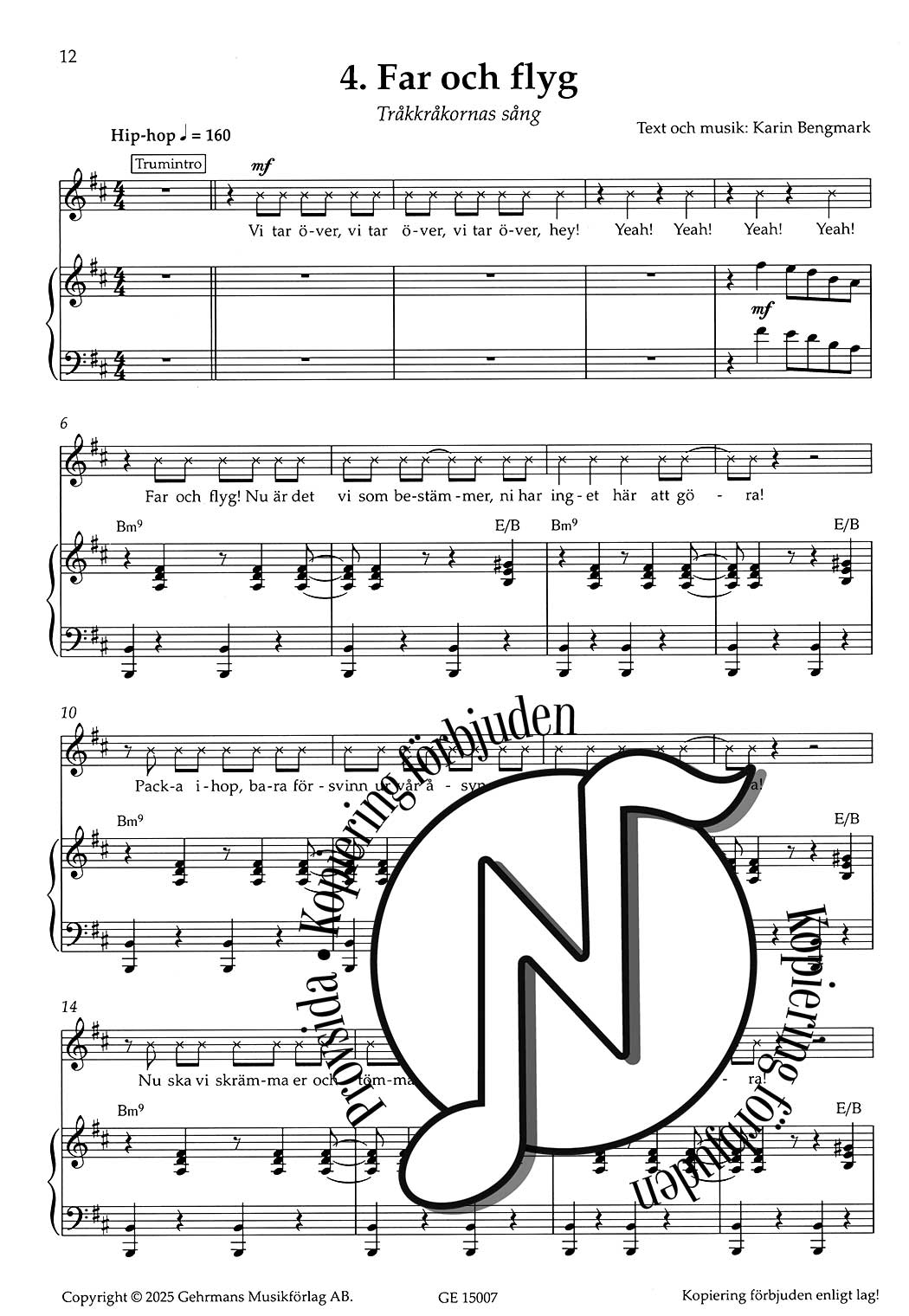 Klimatropet: Musikal för barnkör