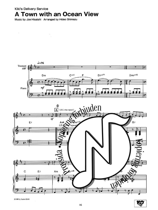 Studio Ghibli Songs for Trumpet and Piano