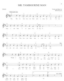 Easy Pop Melodies For Violin