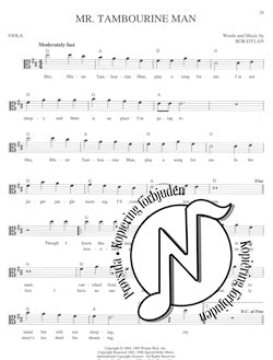 Easy Pop Melodies for Viola