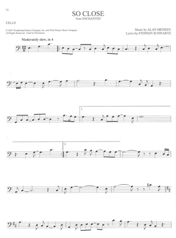 101 Disney Songs Cello