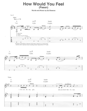Ed Sheeran Guitar Play-Along