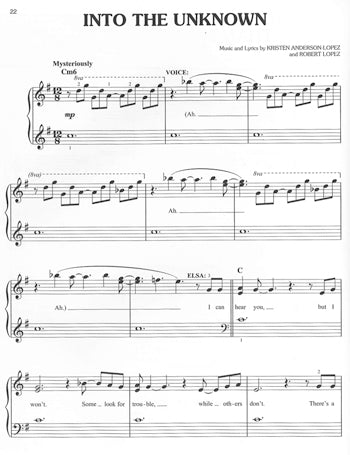 Frozen II Easy Piano