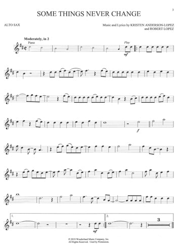 Frozen II Alto Sax